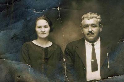 Felipe Urtiaga Eguren y su mujer Celestina Arginzoniz